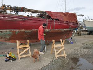 Scraping the hull